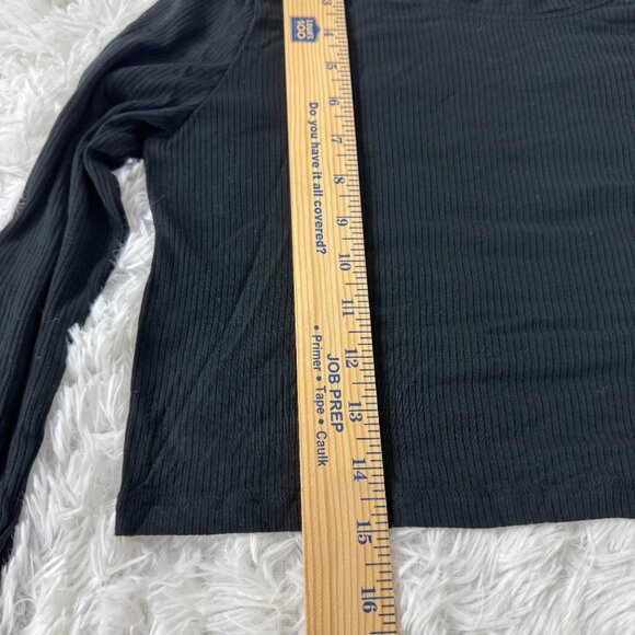 (Set of 2) OFFLINE By Aerie Thumbs Up Ribbed Long Sleeve Crop T-Shirt S - Picture 14 of 14